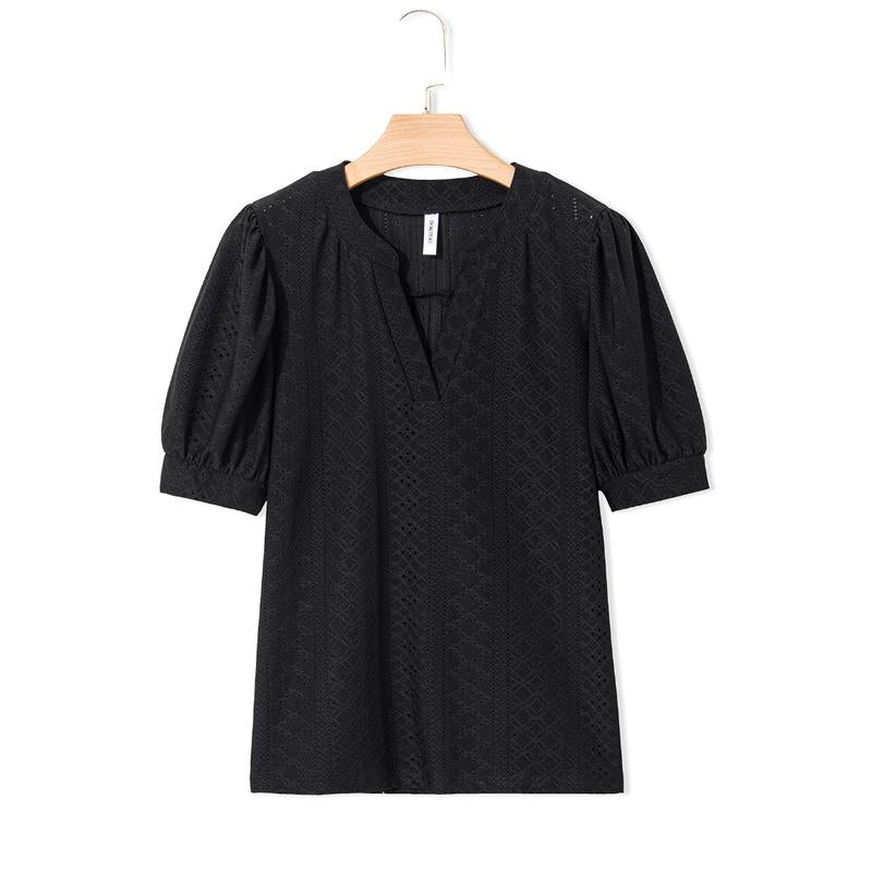 Summer Cute Lace Casual Blouses