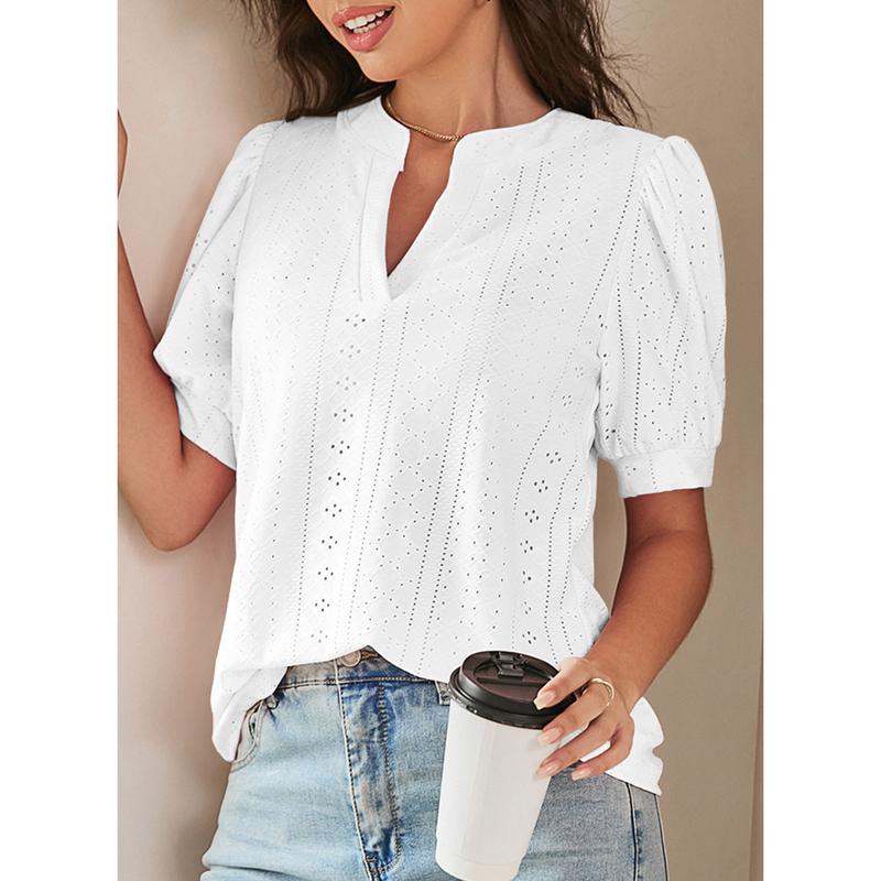 Summer Cute Lace Casual Blouses