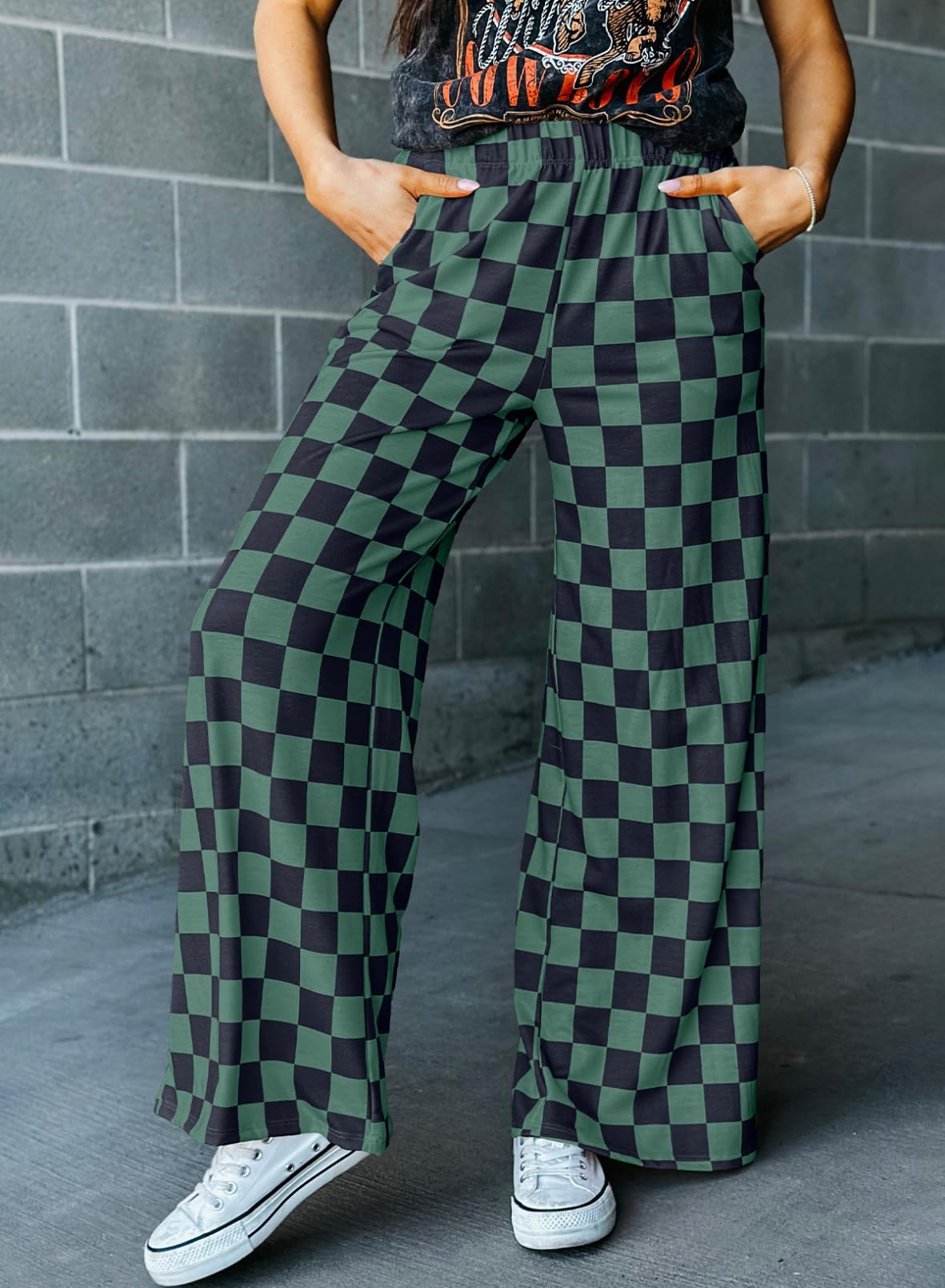 Checkered Pants