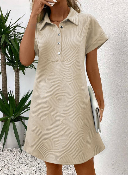 Lapel Collared Dresses