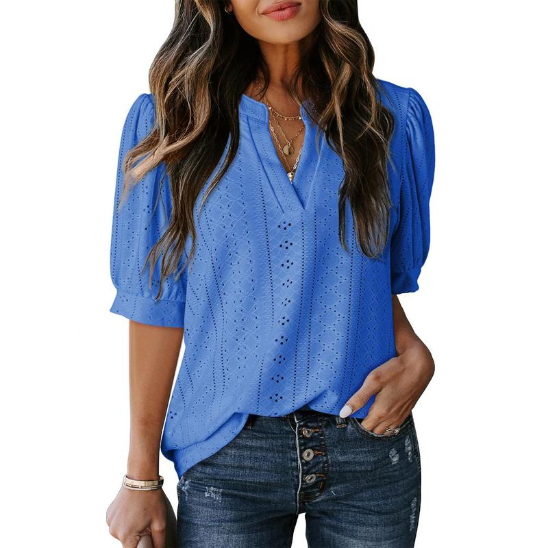 Summer Cute Lace Casual Blouses