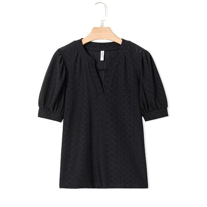Summer Cute Lace Casual Blouses