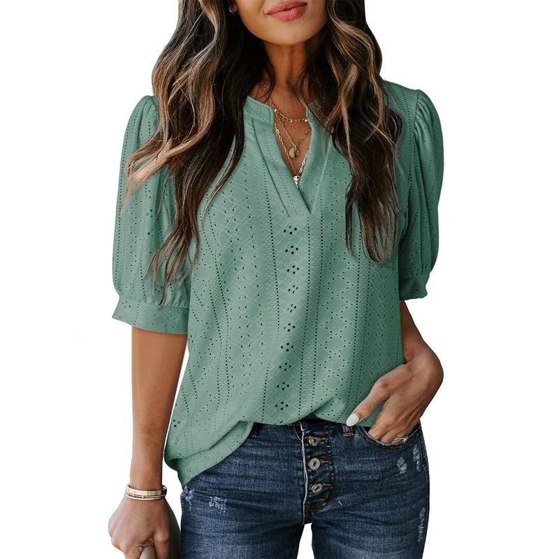 Summer Cute Lace Casual Blouses