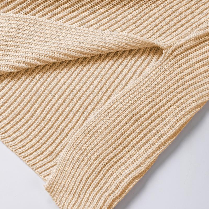 Oversize Drop-shoulder Knit Tops